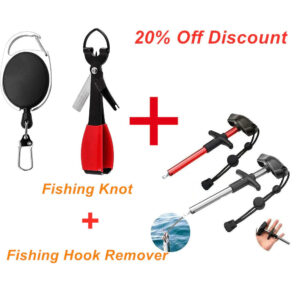 Fishing Quick Knot Tools，fish clip S，tainless steel luya fish control device